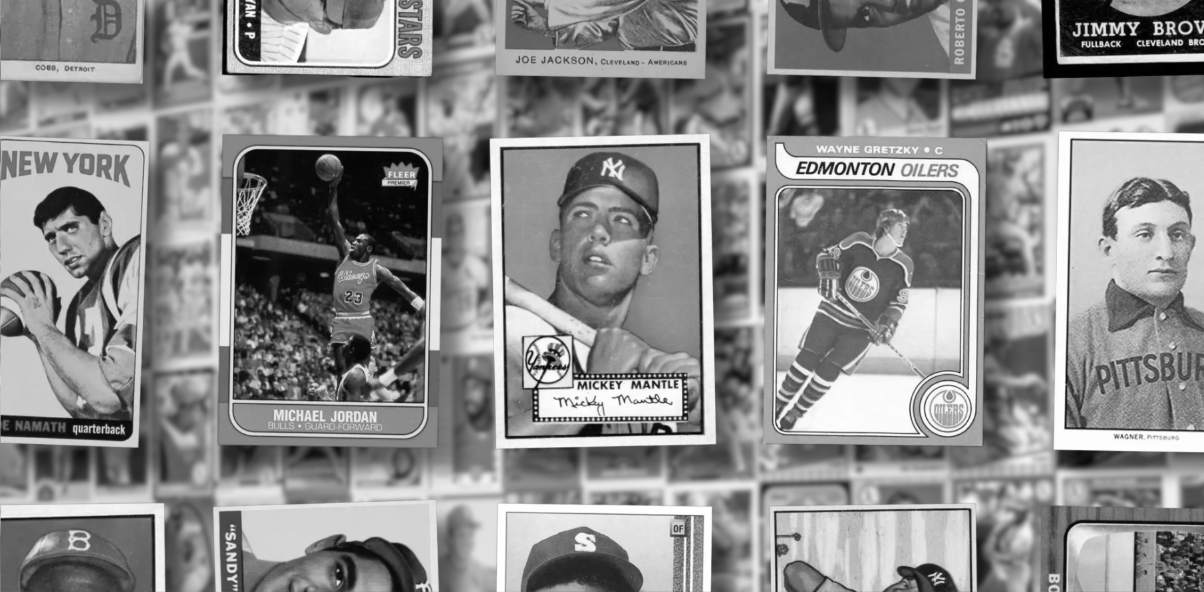 Sports cards background